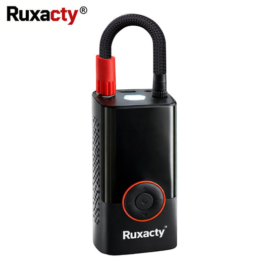 Ruxacty Upgraded Portable Digital Car Tire Inflator Pump 150PSI Wireless Air Compressor with Digital Pressure Gauge, LED Light, Auto Shut-Off Function, Large Capacity Battery for Cars, Motorcycles, Bicycles, and Inflatables