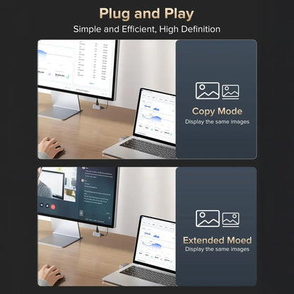 Llano S850 Type-C Wireless HDMI 4K Transmitter & Receiver, 50M, Plug & Play